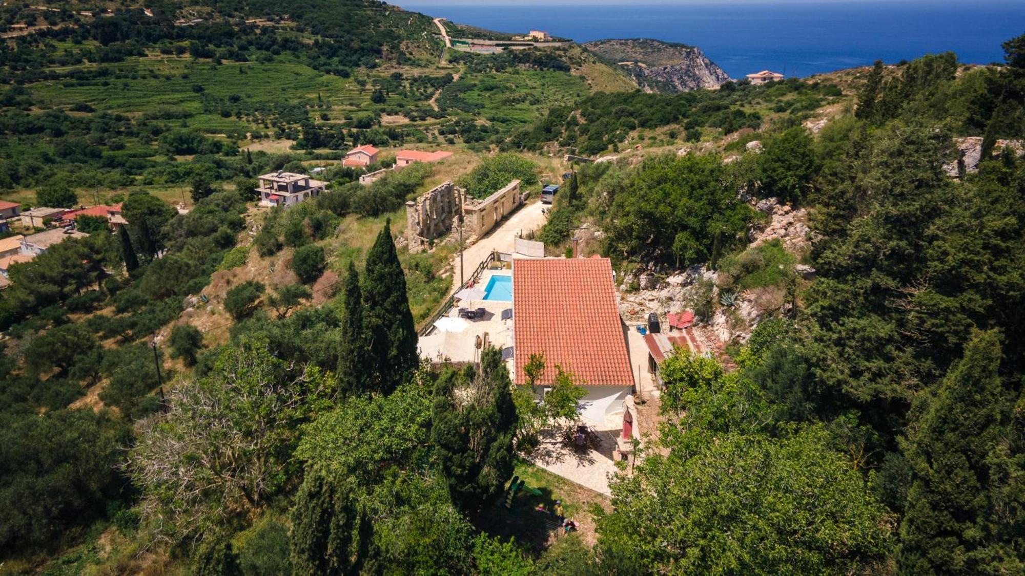 Villa Serenity Vóvikes Exterior foto